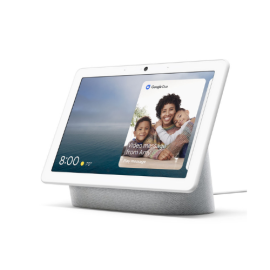 Google Nest Hub Max with Video & Speaker Google Assistant - Chalk (GA00426-US)