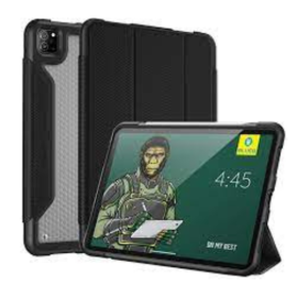 Green Ipad Pro 12.9" 2020 Shock Proof -Vegan Leather Case