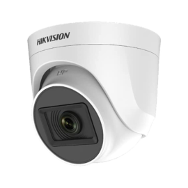Enhanced Audio Surveillance with Hikvision 2MP Dome Camera with Mic 2CE76D0T-ITPFS | Future IT Oman