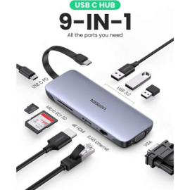 UGREEN USB-C 9 in 1 Multifunctional Adapter | Future IT Oman