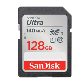 High-Performance SanDisk 128GB Ultra Memory Card | Speed Up to 140MB/s | Future IT Oman