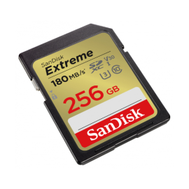 High-Speed SanDisk Extreme 256GB SDXC Memory Card | Future IT Oman