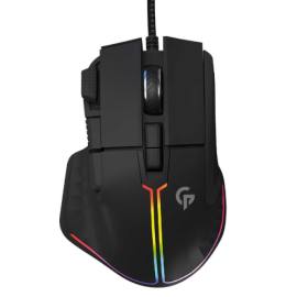 Porodo Gaming Mouse, 8D Wired with RGB Lighting Effects PDX316-BK