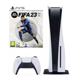 Experience Gaming Excellence with Sony PlayStation 5 - Disc Edition 825GB + FIFA 23 + FUT VCH EU White | Future IT Oman