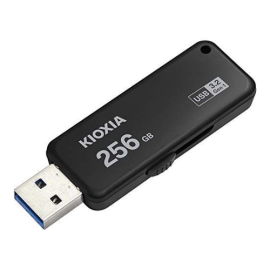 Kioxia 256GB TransMemory U365 USB 3.2 Gen 1x1 Memory Stick, Black