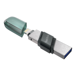 SanDisk iXpand Flash Drive Flip 128GB USB A- Lightning SDIX90N-128G-GN6NE