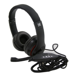 Immerse Yourself in Sound with Kodak WHWM-5706 USB Wired Over Ear Headset in Oman | Future IT Oman
