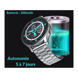 G-Tab GT6 300mAh Battery IP68Q Water Proof Smart Calling Smart Watch Gray