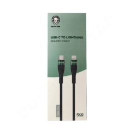 Green Lion USB C To Lightning TPE Cable GNCPCLTG1MBK