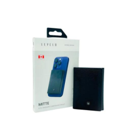 LEVELO Mittle 8 in 1 MagSafe Cardholder Wallet - Black | Exclusive Offers at Future IT Oman