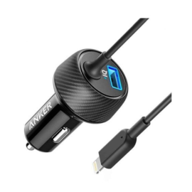 Anker A2214411 Power Drive 2 Elite Car Charger With Lightning Connector