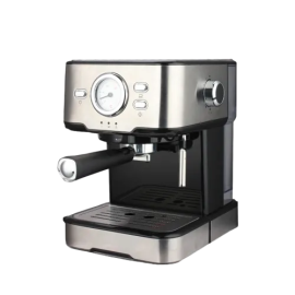 LePresso Dual Cup Barista Espresso Machine with Steam Milk Frothing 1.5L 1100W LP15CMBK