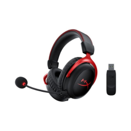HyperX - Cloud II Wireless Gaming Headset for PC, PS5, PS4 and Nintendo Switch - Black/Red