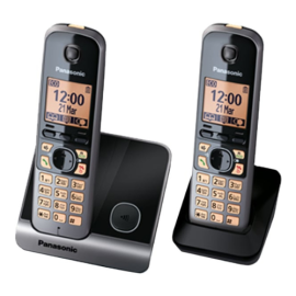 Panasonic KX-TG6712 Cordless Phone with 2 Handsets
