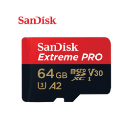 SanDisk Extreme Pro MicroSD UHS I Card 64GB For 4K Vedio