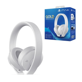 Sony PlayStation 4 Gold Wireless Headset White 7.1