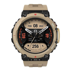 Amazfit T Rex 2 Smart Watch, 1.39" AMOLED Display, Real Time Navigation, GPS, Health & Fitness Tracker Desert Khaki