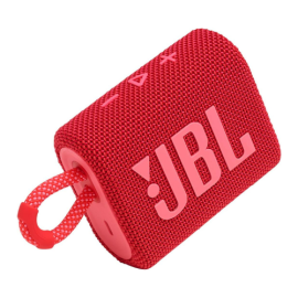 JBL Go3 Portable Speaker with Bluetooth Built-in Battery Waterproof and Dustproof  Red
