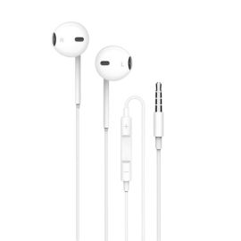 Powero+ Talkie Stereo Earphones with 3.5mm Connector – White
