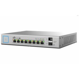 UniFi 8Port 150W PoE Gigabit Switch Gigabit RJ45 ports Gigabit SFP Ports Auto-Sensing IEEE 802.3af/at PoE+ Configurable 24V passive PoE 10 Gbps Total Non Blocking Line Rate Managed by Unifi Network and Mobile APP