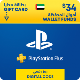 PlayStation UAE Wallet Topup USD 34 Gift Card
