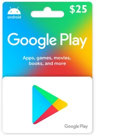 GooglePlay USA $25 Gift Card