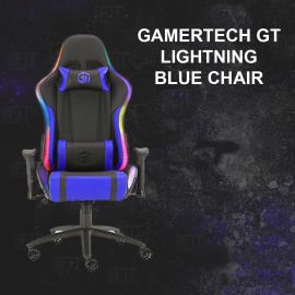 Gamerteck GT Lightning RGB Gaming Chair, Red & Black