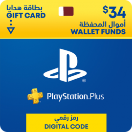 PlayStation Qatar Wallet Topup USD 34 Gift Card