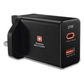 Swiss Military Power Station 25W PD & QC Charger - Oman Region | Exclusive Offers at Future IT Oman - Muscat, Salalah, and Mor