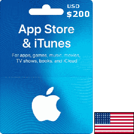 iTunes USA $200 Gift Card