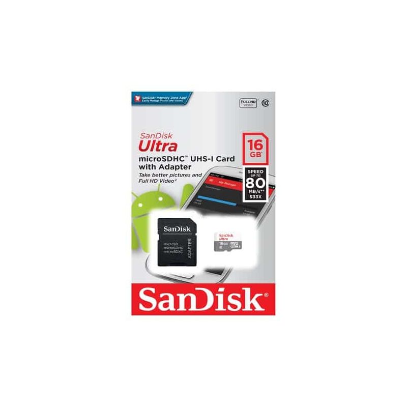 SanDisk 16GB Memory Card, 16GB Mini SD Card Online