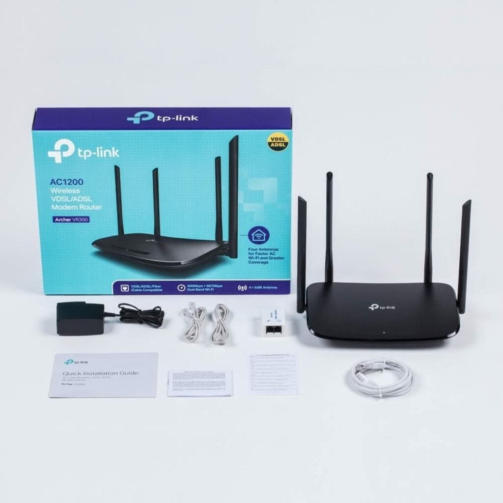 TP-Link Archer VR300 Modem Router AC1200 Dual Band Wi-Fi