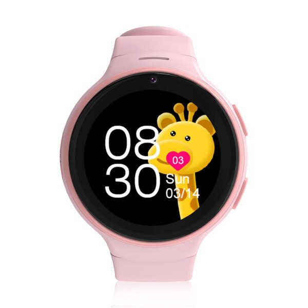 Porodo  Kids 4G Smart  Watch  Baby Pink With  Video Calling  with JuniCare app