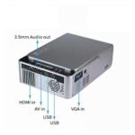 Borrego T6 Smart WIFI Full HD Projector 1080p 200ANSI LCD Projector USB VGA HDMI for Cinema LED Projector - Image 4