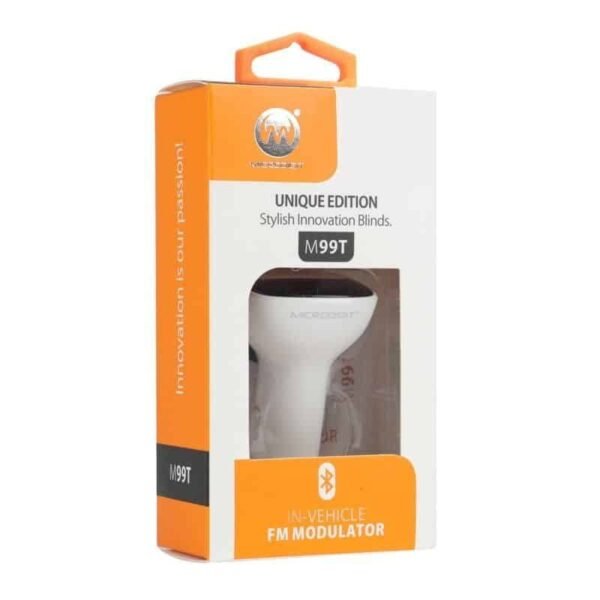 Microdigit Bluetooth Car Kit Hands Free FM Modulator Car Charger