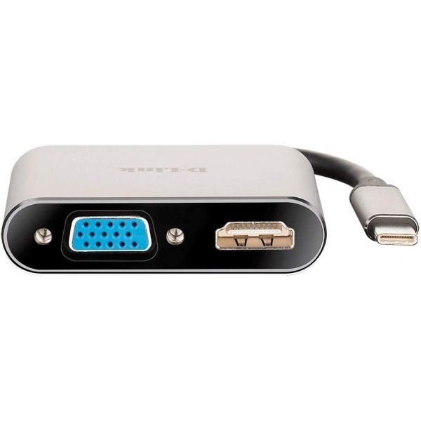 D Link USB C to HDMI / VGA Adapter DUB V210