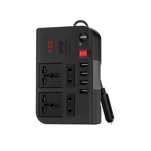 Green Lion Spark 3 Power Inverter 300W – Black