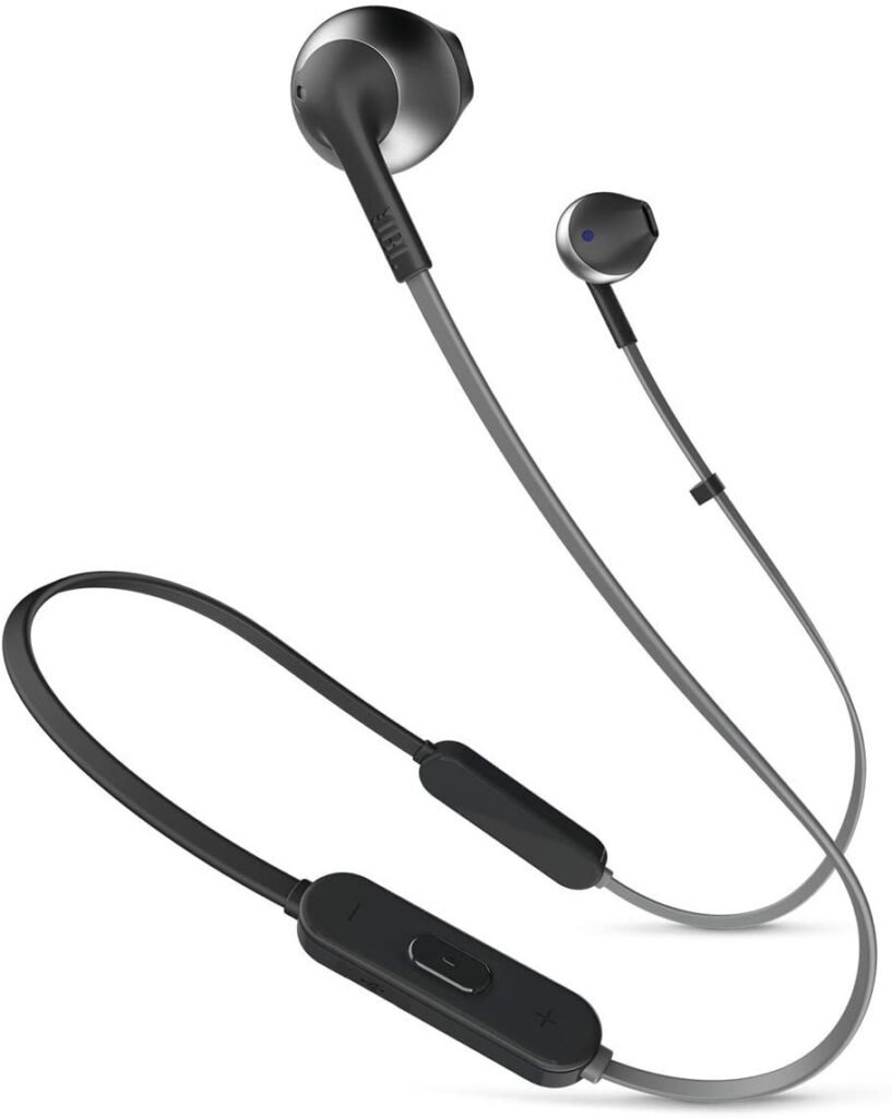 JBL T205 Headset Black, JBL headset, wired headset, black earphones