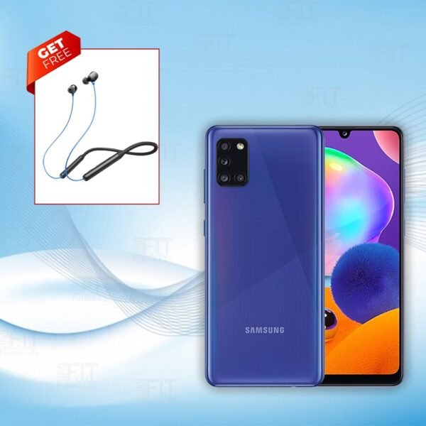 Samsung Galaxy A31 Mobile Phone 128GB With Anker Soundcore Life U2i B2B Wireless Headphones Bundle