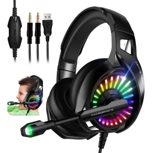 Porodo PDX410 RGB Wired Gaming Headphone