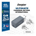 Energizer Ultimate 65w Gan Wall charger A65MU - Image 3