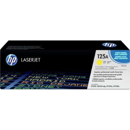 HP 125A Yellow LaserJet Toner Cartridge | CB542A