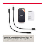 Sandisk Extreme PRO 4TB Portable SSD 2000MBPS SDSSDE81-4T00-G25 - Image 3