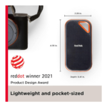 Sandisk Extreme PRO 4TB Portable SSD 2000MBPS SDSSDE81-4T00-G25 - Image 2