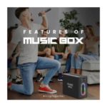 HI Future Karaoke Speaker With Dual Wireless Mic Black - Image 3