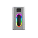 HI Future Karaoke Speaker With Dual Wireless Mic Silver