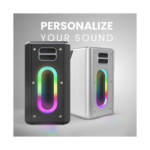 HI Future Karaoke Speaker With Dual Wireless Mic Silver - Image 2