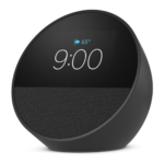 Amazon Echo Spot – Smart Alarm Clock with Vibrant Sound and Alexa Speaker