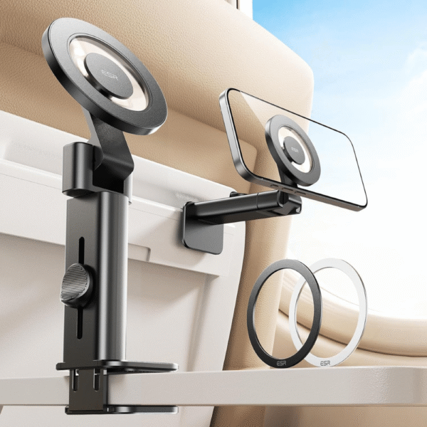 ESR for MagSafe Airplane Phone Holder, Airplane Travel Essentials, Portable Travel Phone Holder