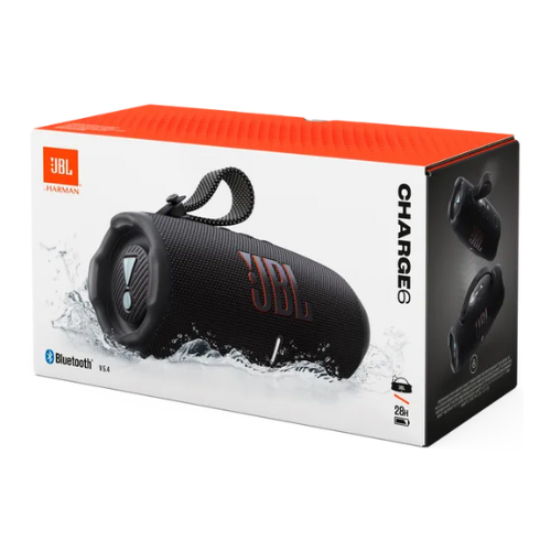 JBL CHARGE 6 Portable Bluetooth Speaker Black